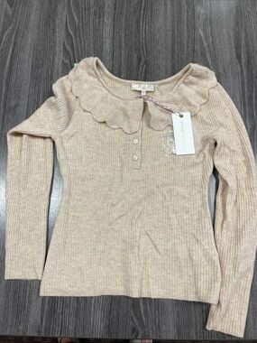 New! Love shack fancy siella pullover sweater XS